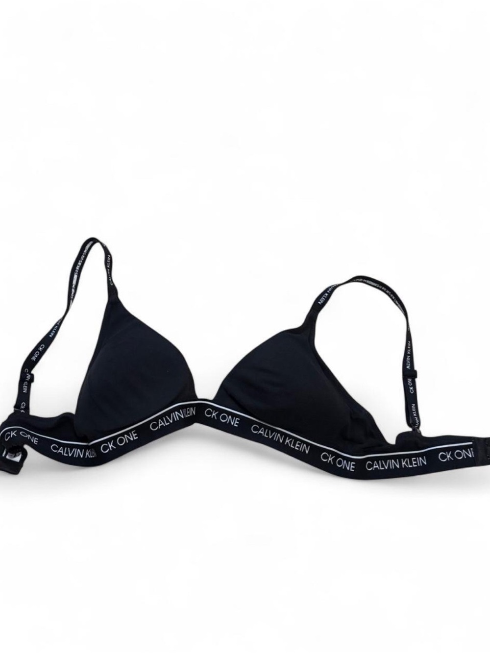 M Calvin Klein Black CK One Soft padded Triangle Bralette